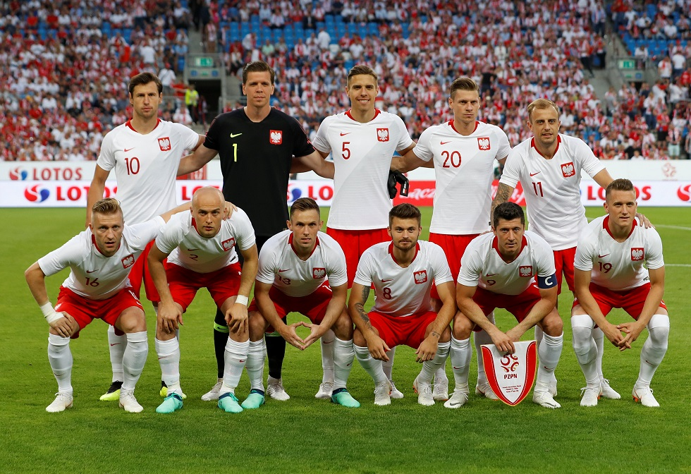 Đội hình cực mạnh được cử ra sân thi đấu của Ba Lan 