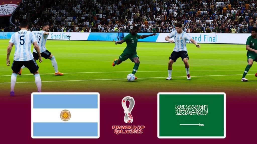 Trận đấu giữa Argentina vs Ả Rập Xê Út 